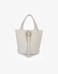 JOYA BUCKET MINI FAUX SUEDE CREAM - REMI/REID