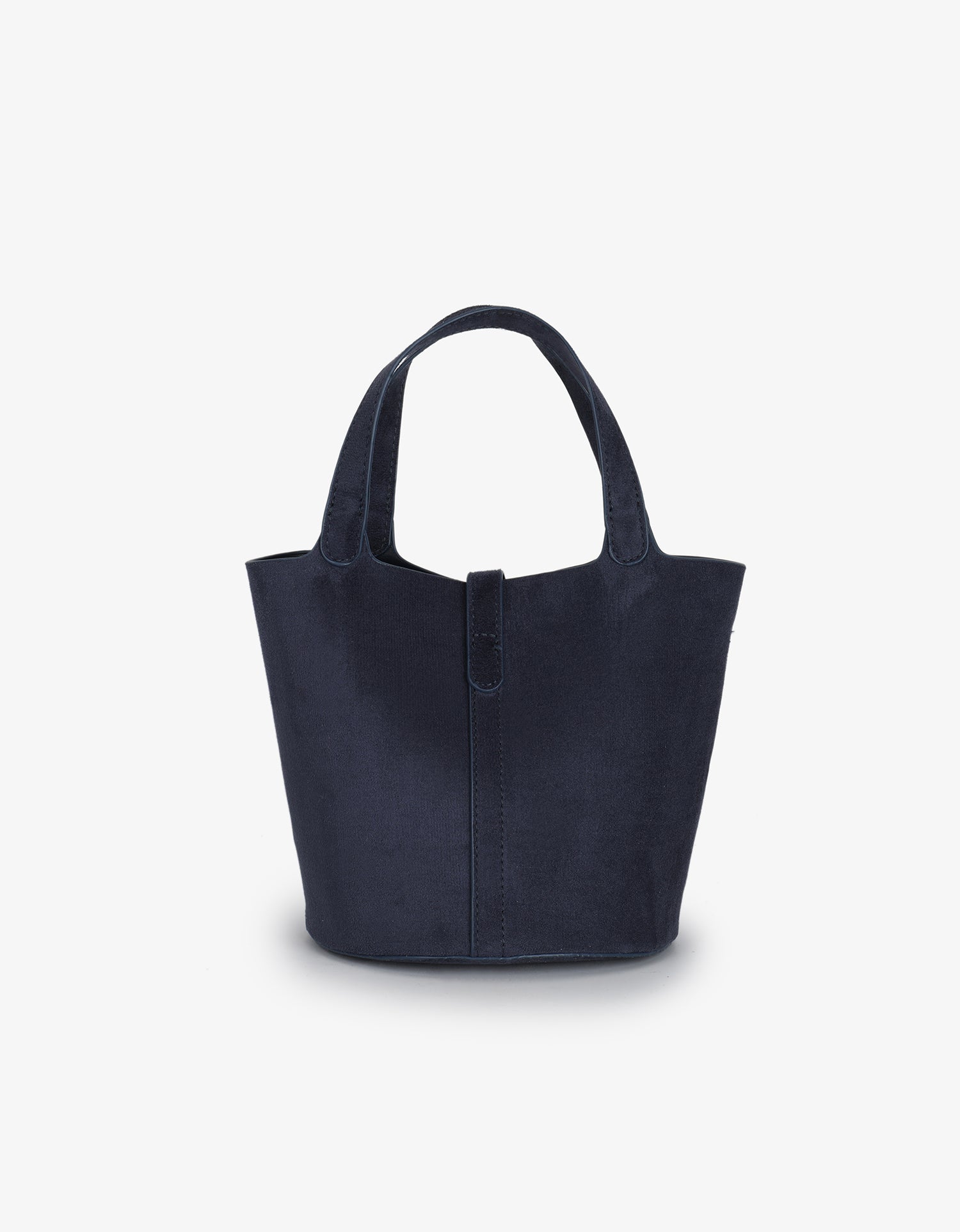 JOYA BUCKET MINI FAUX SUEDE NAVY - REMI/REID