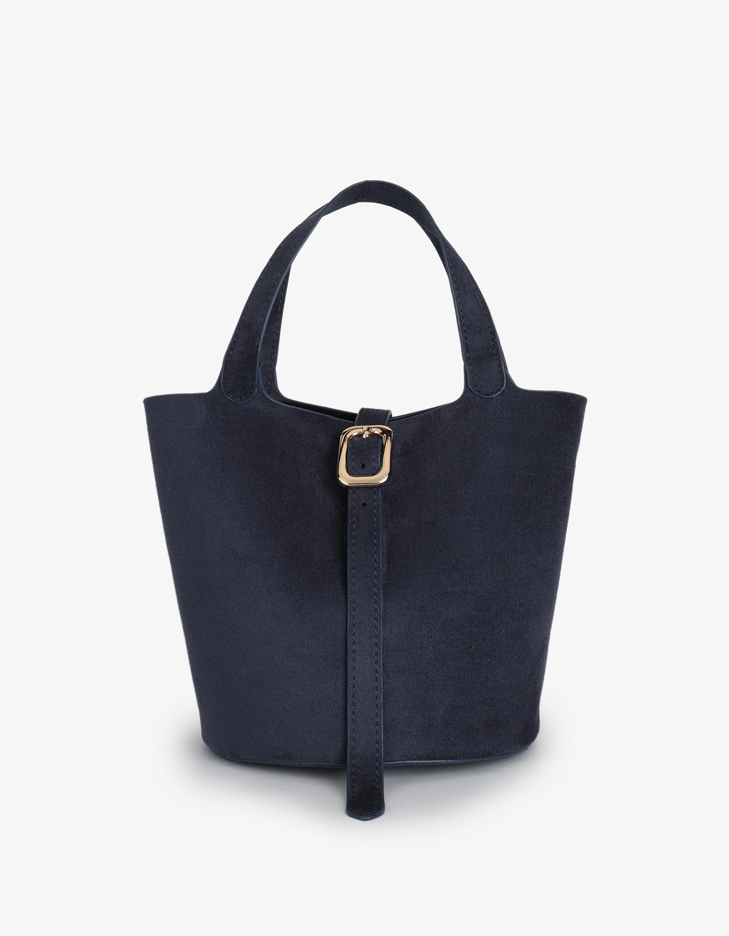 JOYA BUCKET MINI FAUX SUEDE NAVY - REMI/REID