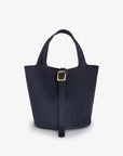 JOYA BUCKET MINI FAUX SUEDE NAVY - REMI/REID