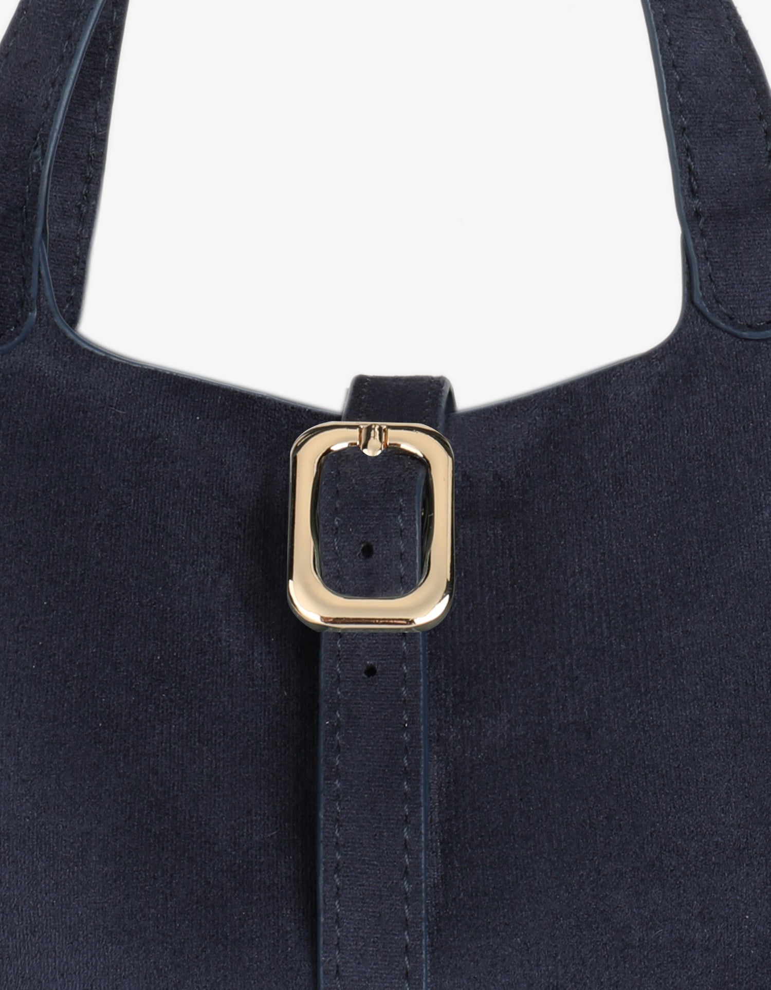 JOYA BUCKET MINI FAUX SUEDE NAVY - REMI/REID