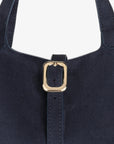 JOYA BUCKET MINI FAUX SUEDE NAVY - REMI/REID