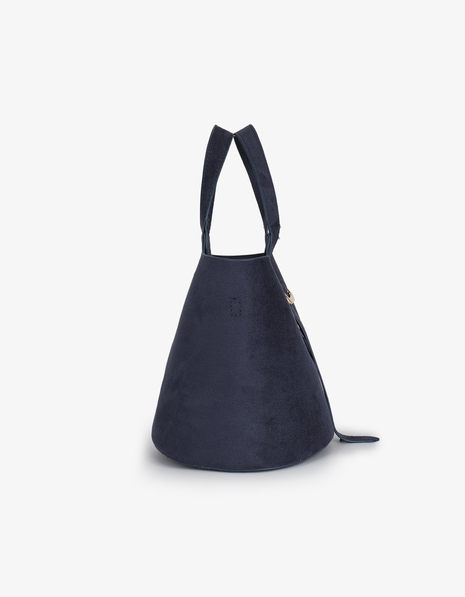 JOYA BUCKET MINI FAUX SUEDE NAVY - REMI/REID