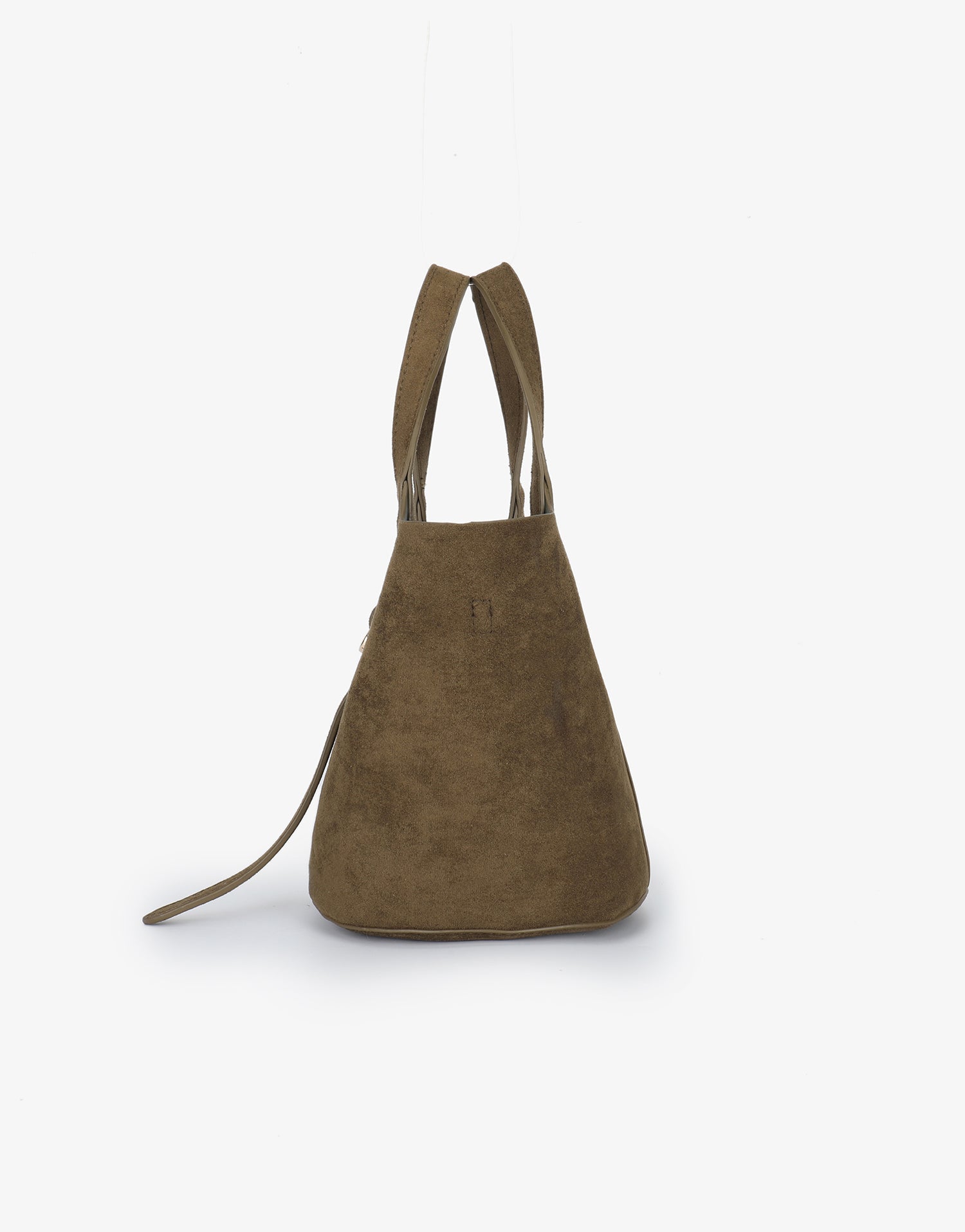 JOYA BUCKET MINI FAUX SUEDE OLIVE - REMI/REID
