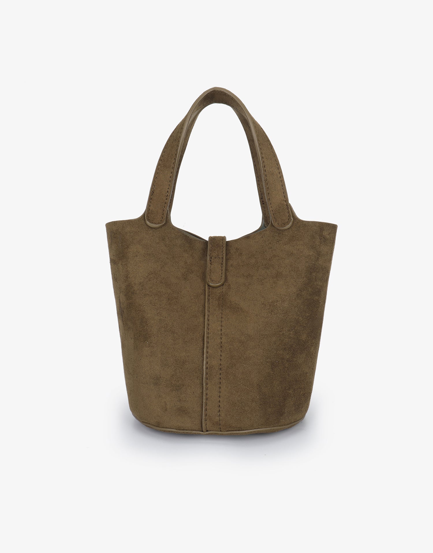JOYA BUCKET MINI FAUX SUEDE OLIVE - REMI/REID