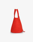 JOYA BUCKET MINI FAUX SUEDE RED - REMI/REID