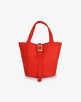 JOYA BUCKET MINI FAUX SUEDE RED - REMI/REID