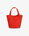 JOYA BUCKET MINI FAUX SUEDE RED - REMI/REID