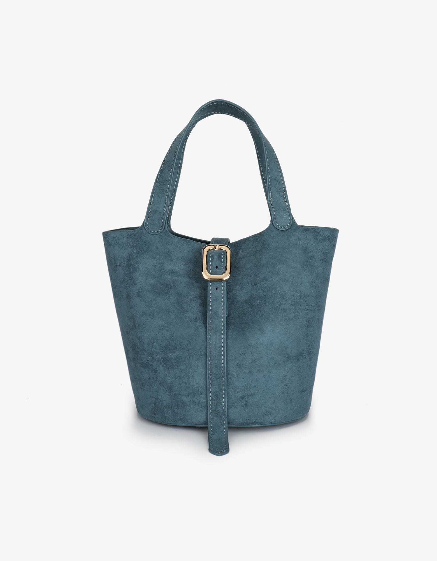 JOYA BUCKET MINI FAUX SUEDE TEAL - REMI/REID