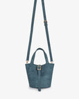 JOYA BUCKET MINI FAUX SUEDE TEAL - REMI/REID