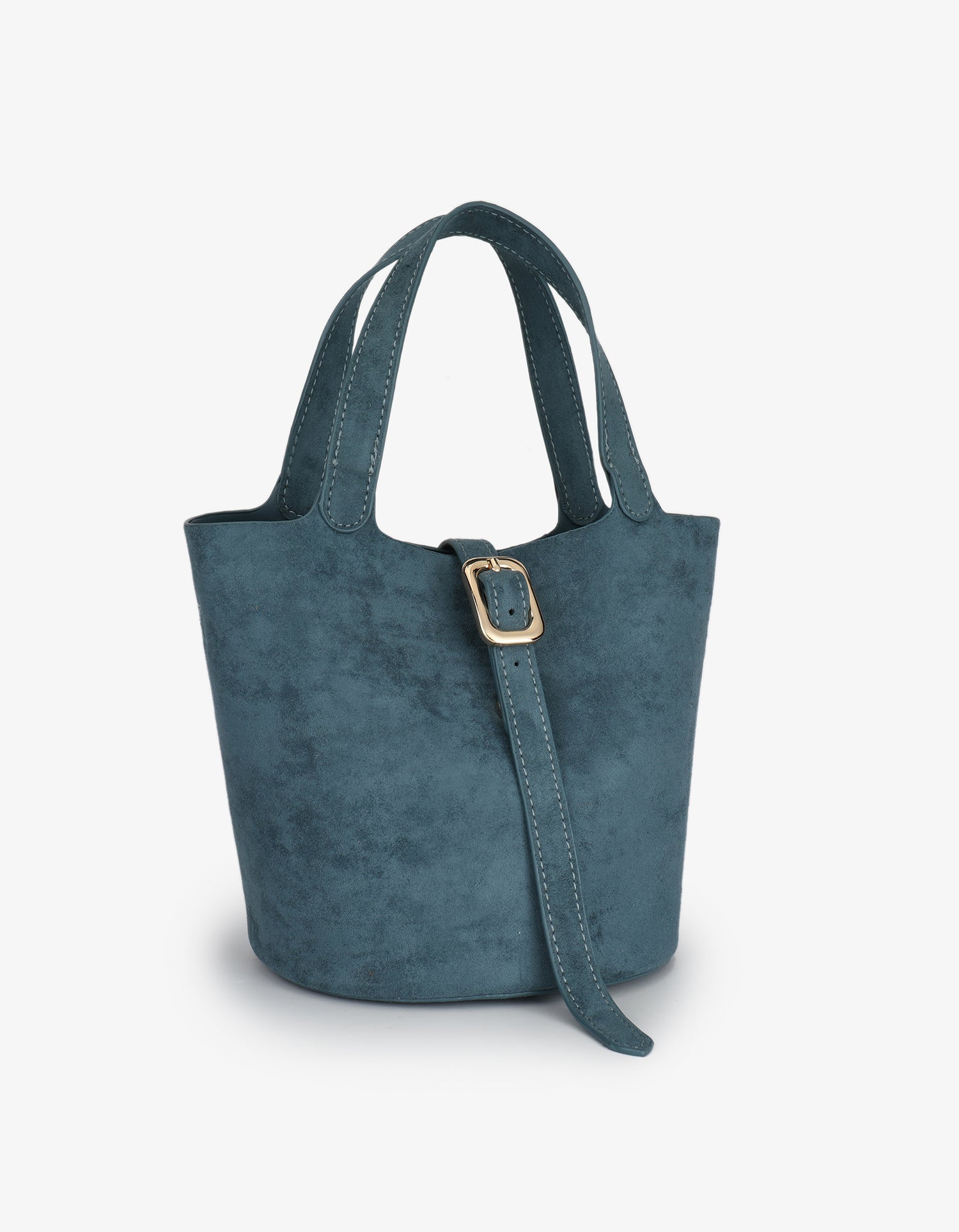 JOYA BUCKET MINI FAUX SUEDE TEAL - REMI/REID