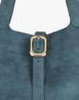 JOYA BUCKET MINI FAUX SUEDE TEAL - REMI/REID