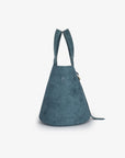 JOYA BUCKET MINI FAUX SUEDE TEAL - REMI/REID