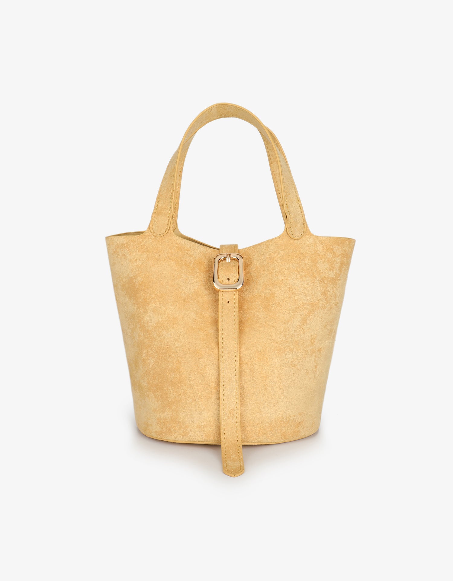 JOYA BUCKET MINI FAUX SUEDE YELLOW - REMI/REID