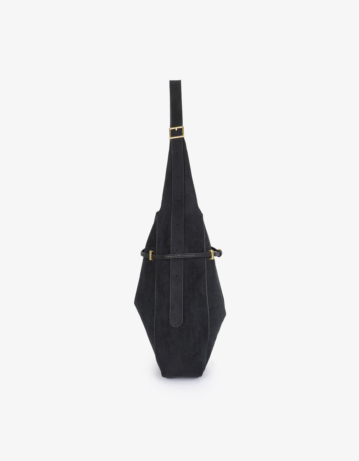 KENNEDY SHOULDER FAUX SUEDE BLACK - REMI/REID