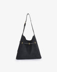 KENNEDY SHOULDER FAUX SUEDE BLACK - REMI/REID
