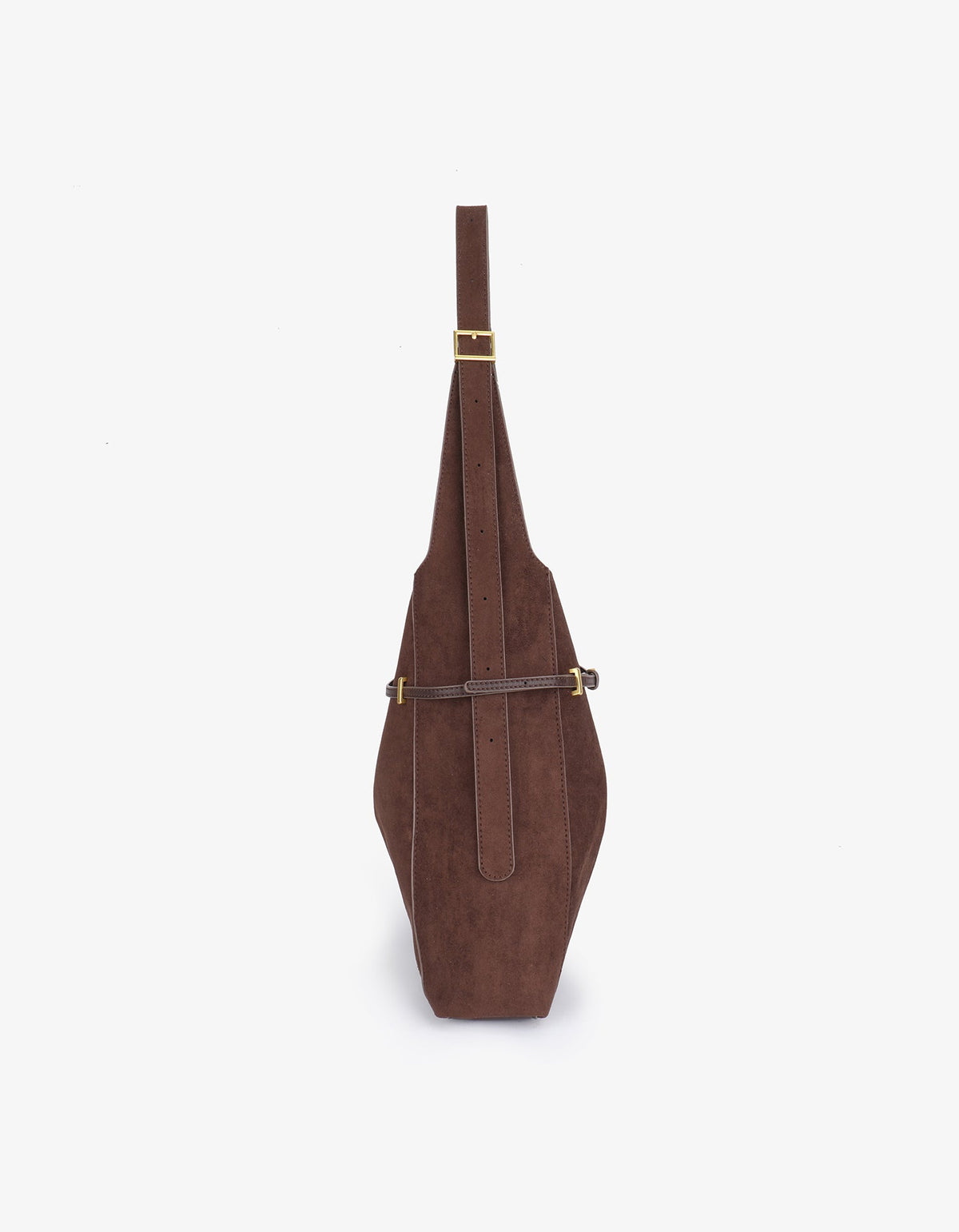 KENNEDY SHOULDER FAUX SUEDE CHOCOLATE - REMI/REID