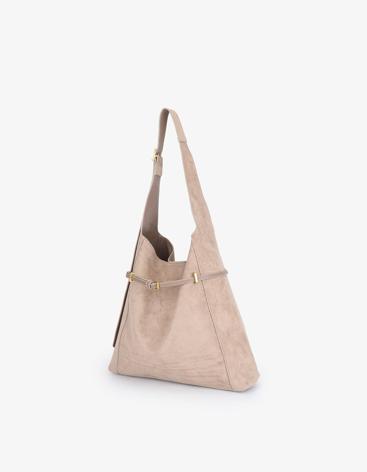 KENNEDY SHOULDER FAUX SUEDE GREY - REMI/REID