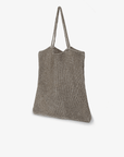 KETUT METALLIC KNIT SHOULDER BAG PLATINUM - REMI/REID