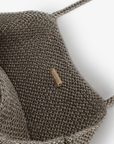 KETUT METALLIC KNIT SHOULDER BAG PLATINUM - REMI/REID