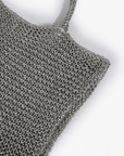 KETUT METALLIC KNIT SHOULDER BAG SILVER VARIATION - REMI/REID