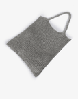 KETUT METALLIC KNIT SHOULDER BAG SILVER VARIATION - REMI/REID