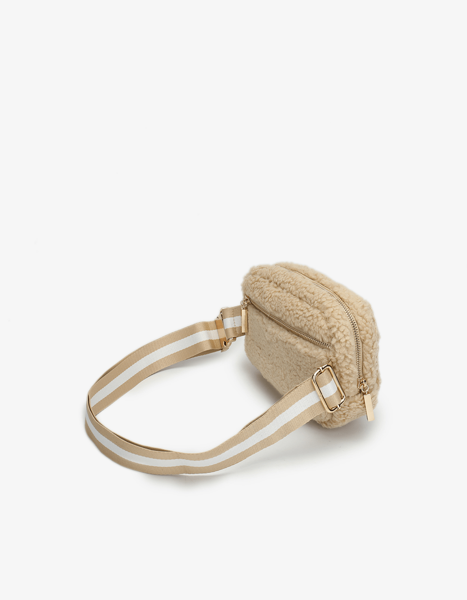 LIBBIE FLEECE BELT BAG CREAM - REMI/REID