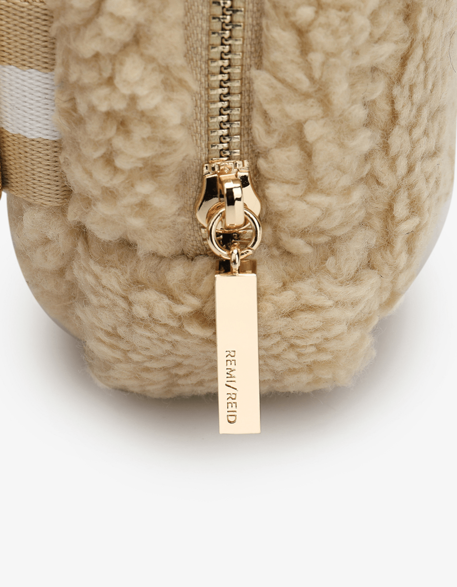 LIBBIE FLEECE BELT BAG CREAM - REMI/REID
