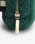 LIBBIE FLEECE BELT BAG GREEN - REMI/REID