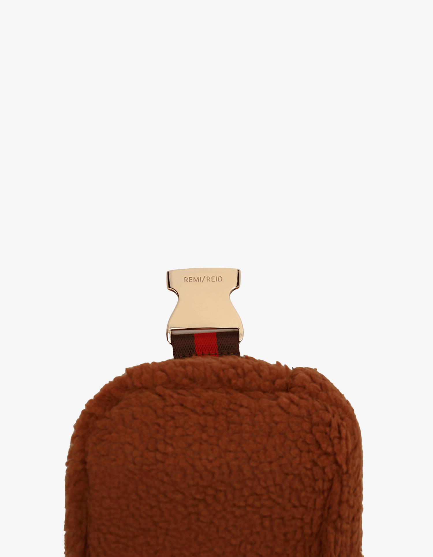 LIBBIE FLEECE BELT BAG RUST - REMI/REID