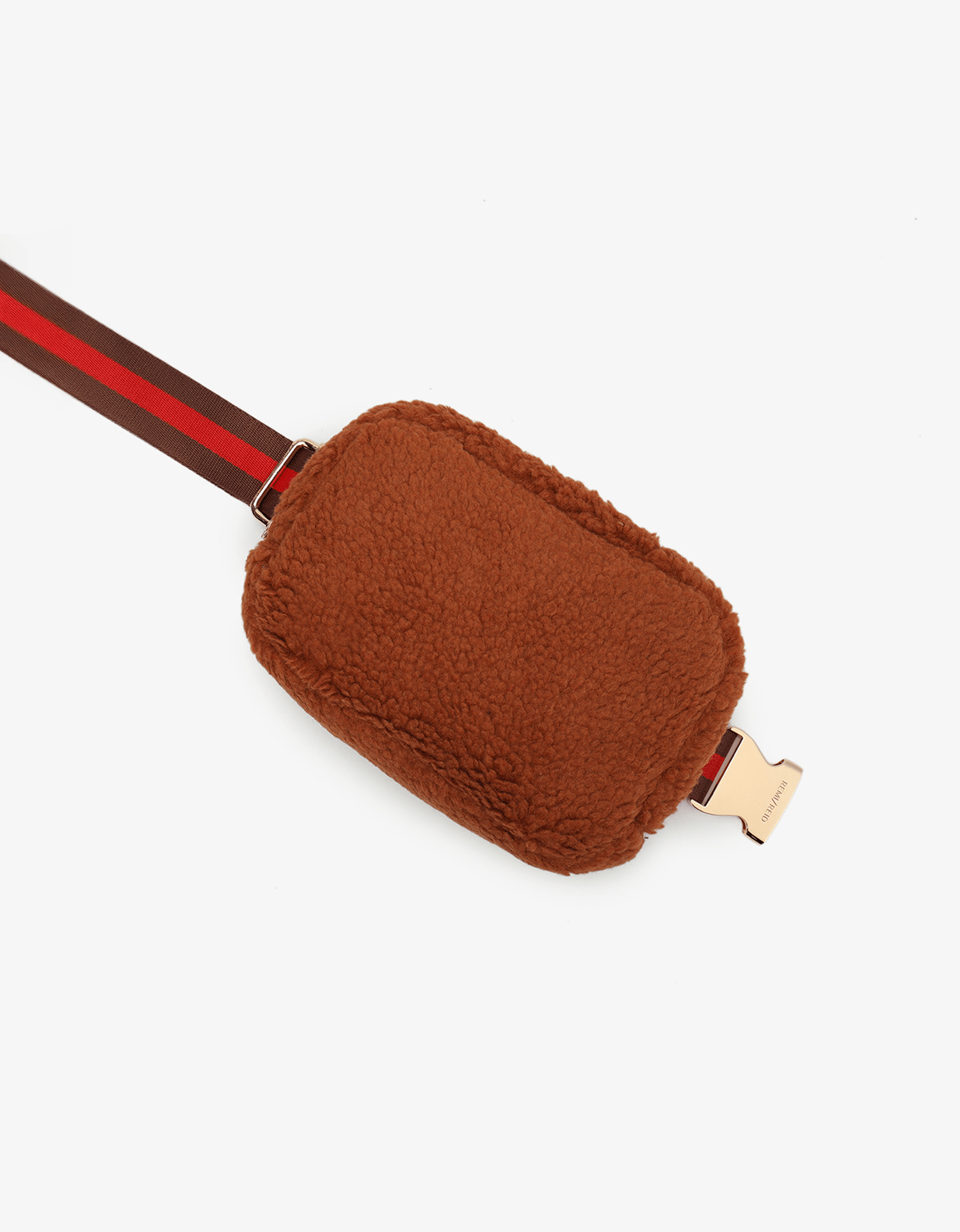 LIBBIE FLEECE BELT BAG RUST - REMI/REID