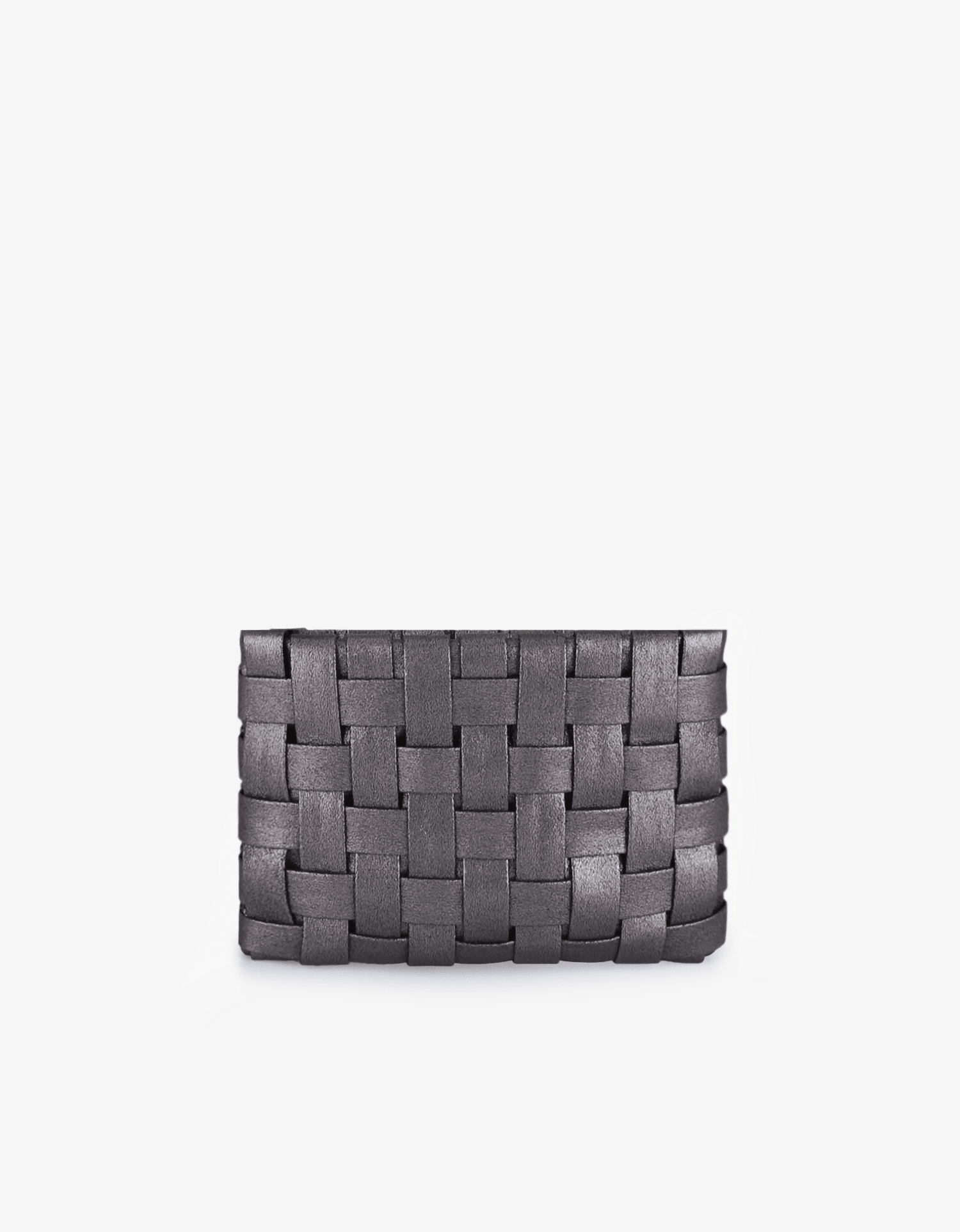 LINDY CLUTCH WOVEN LARGE ANTHRACITE - REMI/REID
