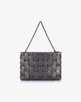 LINDY CLUTCH WOVEN LARGE ANTHRACITE - REMI/REID