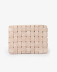 LINDY CLUTCH WOVEN LARGE FAUX SUEDE FOUNDATION - REMI/REID