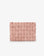 LINDY CLUTCH WOVEN LARGE FAUX SUEDE ROSE - REMI/REID