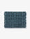 LINDY CLUTCH WOVEN LARGE FAUX SUEDE TEAL - REMI/REID