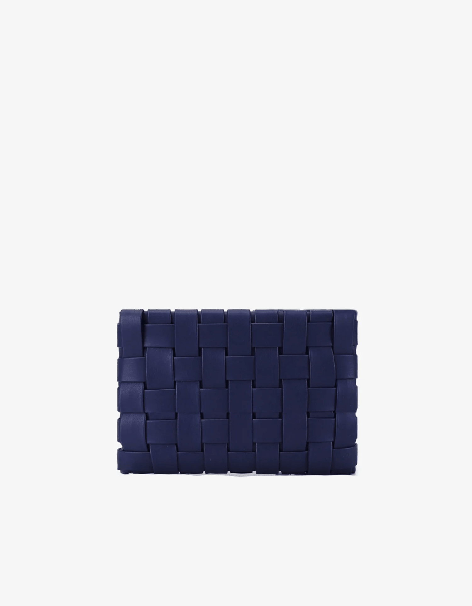 LINDY CLUTCH WOVEN LARGE NAVY - REMI/REID