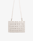 LINDY CLUTCH WOVEN LARGE OFF WHITE - REMI/REID