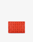 LINDY CLUTCH WOVEN LARGE ORANGE - REMI/REID