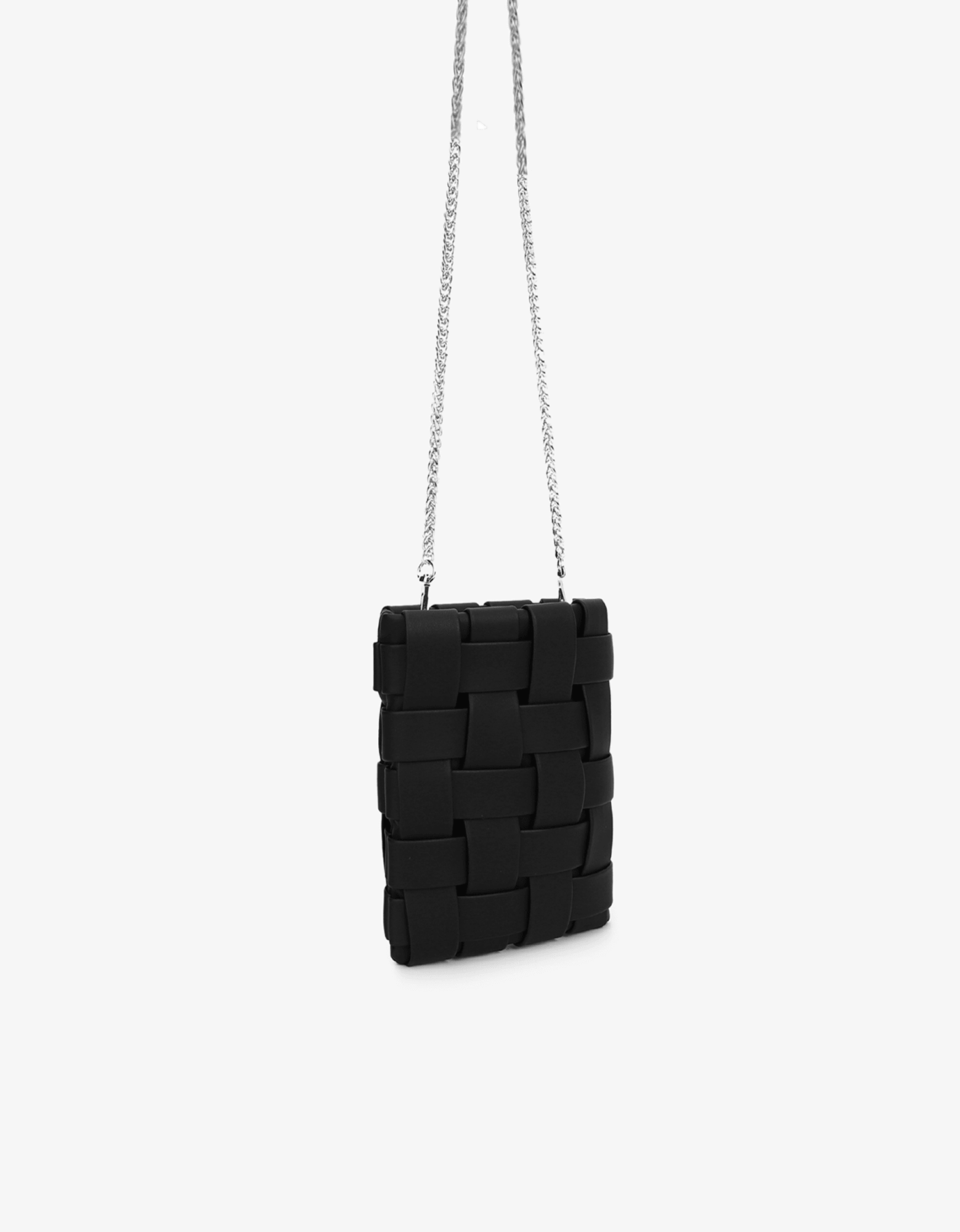LINDY WOVEN CELLPHONE BLACK - REMI/REID