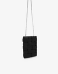 LINDY WOVEN CELLPHONE BLACK - REMI/REID