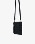 LINDY WOVEN CELLPHONE BLACK - REMI/REID