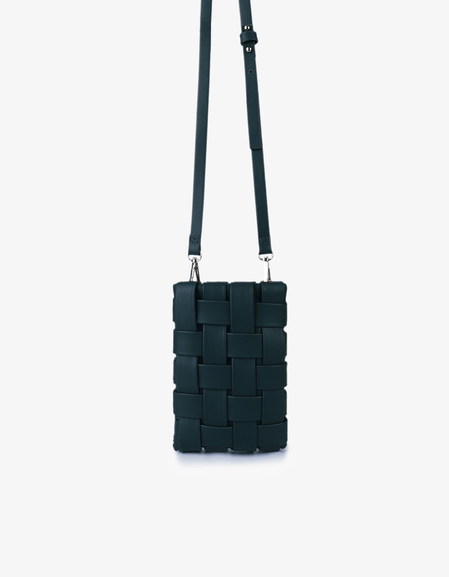 LINDY WOVEN CELLPHONE EMERALD - REMI/REID