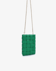 LINDY WOVEN CELLPHONE GREEN - REMI/REID