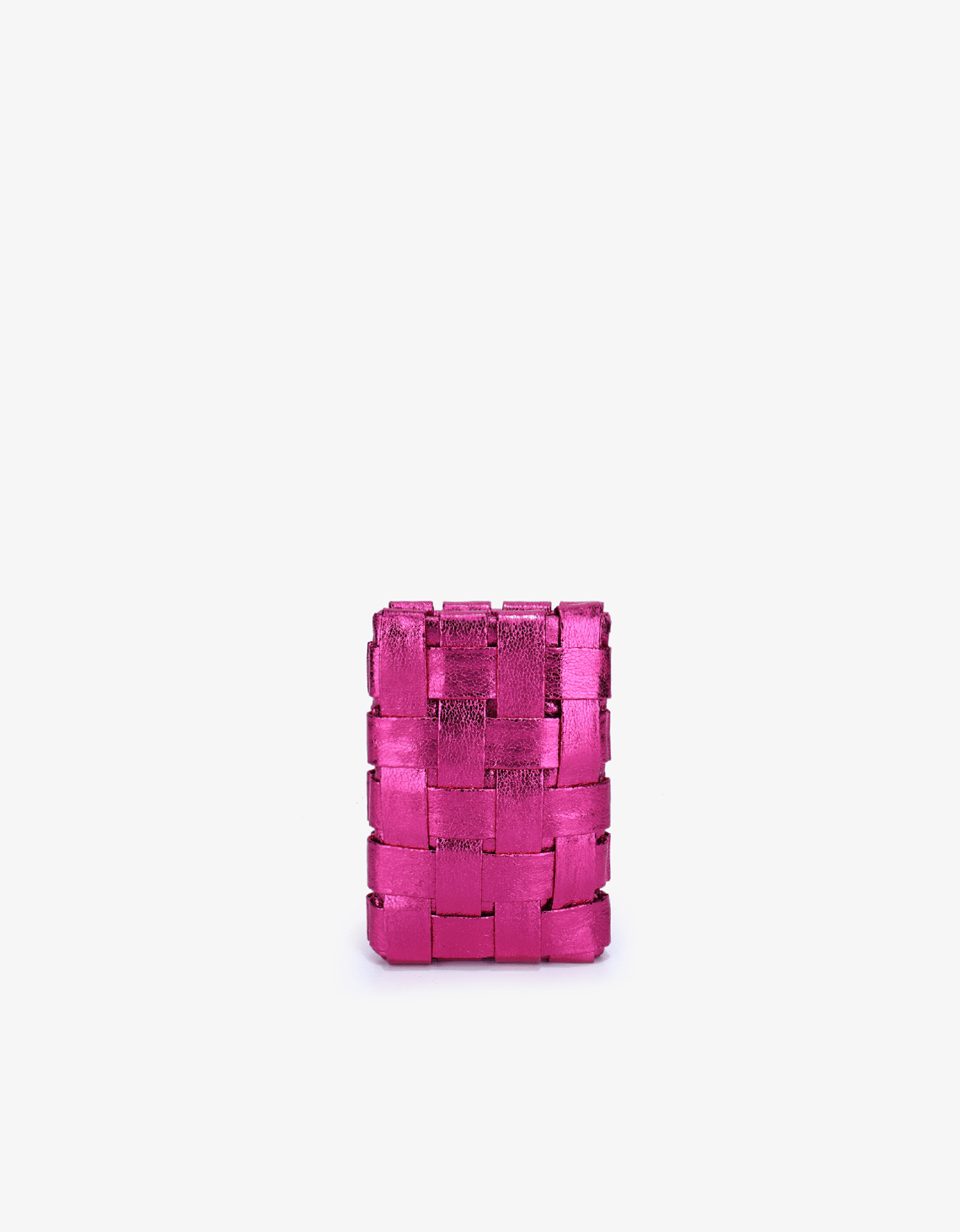LINDY WOVEN CELLPHONE HI SHINE METALLIC MAGENTA - REMI/REID
