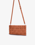 LINDY WOVEN CLUTCH SMALL APRICOT - REMI/REID