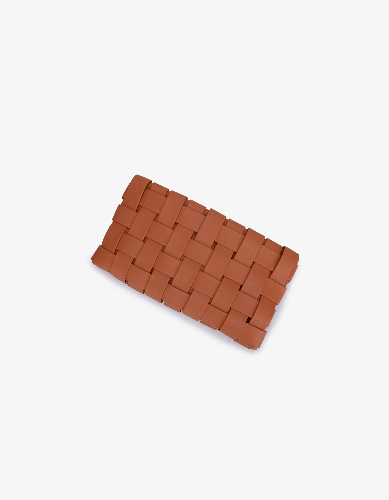 LINDY WOVEN CLUTCH SMALL APRICOT - REMI/REID