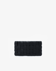 LINDY WOVEN CLUTCH SMALL BLACK - REMI/REID