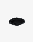 LINDY WOVEN CLUTCH SMALL BLACK - REMI/REID