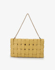 LINDY WOVEN CLUTCH SMALL BUTTER - REMI/REID
